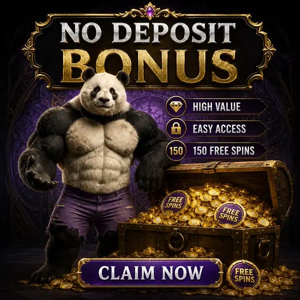 Bruno de Panda bewaakt schatkist vol geen stortingsbonus rijkdommen bij Bruno Casino